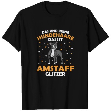 Discover Dog Staffordshire American Staffordshire Terrier Amstaff Dog Hair T-Shirts