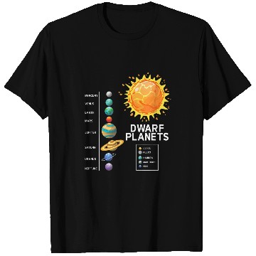 Discover Funny Planets Space 2Science for Fans Planet Solar System T-Shirts
