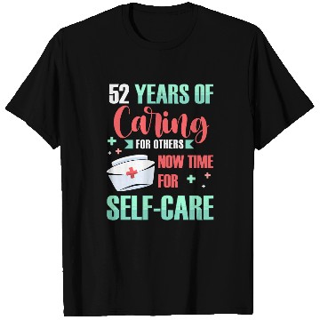 Discover nurses Caregiver RN CNA Hospital Staff 52 Year Retirement T-Shirts