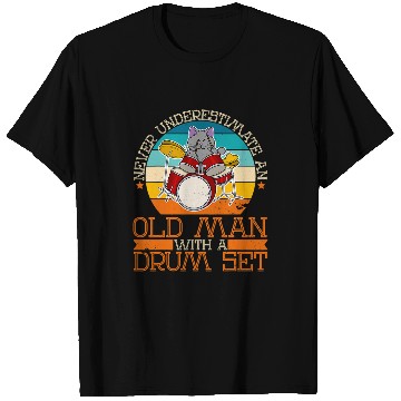Discover Funny Drummer drumsticks drummer musician 23 T-Shirts