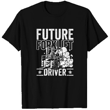 Discover Future Forklift Driver Forklift Operator Warehouse for Kids T-Shirts