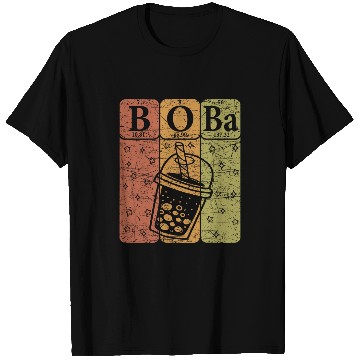 Discover Boba Tea Periodic Table Elements Bubble Tea Lover Nerd 6 T-Shirts