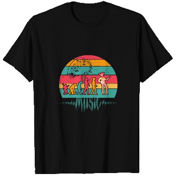 Discover Funny Banjo Vintage Instrumentalist Playing Banjo Evolution Musical T-Shirts