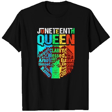 Discover Black History Month Juneteenth Melanin Black Women Queen T-Shirts