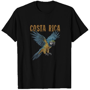 Discover Costa Rica Macaw Pura Vida  Animals Nature Pura Vida T-Shirts