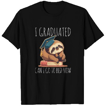 Discover Graduation Sloth Uni Master Bachelor School Morning Group T-Shirts