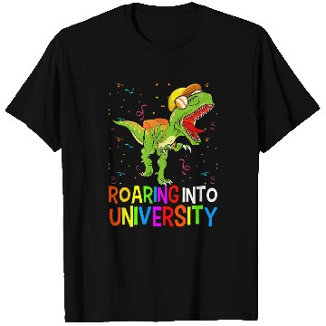 Discover Student University TRex Dinosaur Back To School T-Shirts