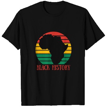 Discover Black History Month African American History Africa Power T-Shirts