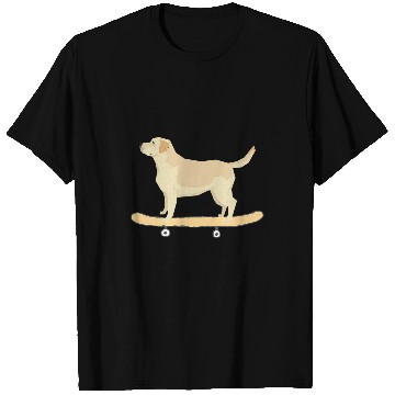 Discover Funny Labrador Skateboarding Dog T Gift T-Shirts