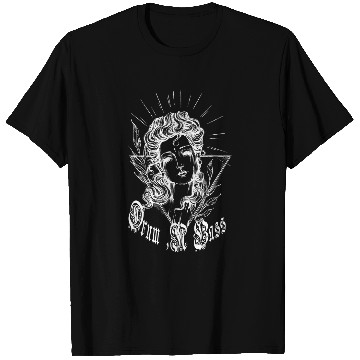 Discover Funny Drummer n Bass Hardcore Gabber Devil Satan Techno Frenchcore 43 8 T-Shirts