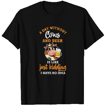 Discover Cow Lover Beer Cow T-Shirts