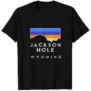 Discover Climbing Climber Jackson Hole Retro Mountain vintages Climbing Mountain Climb T-Shirts