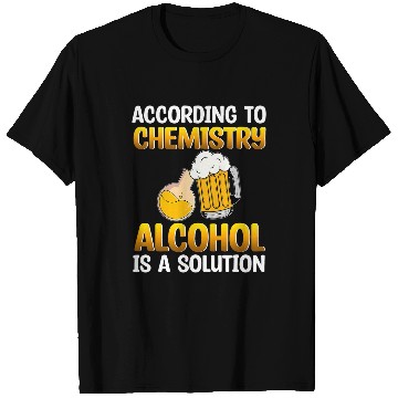 Discover Chemistry Alcohol Solution Science Teacher Student Graphic T-Shirts