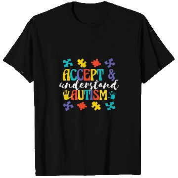 Discover Autistic Autism Teacher Accept and Understand Autism T-Shirts