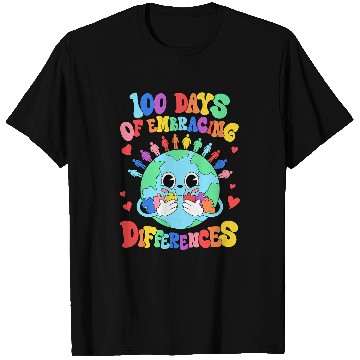 Discover 100 Days Of Embracing Differences SPED Teacher T-Shirts