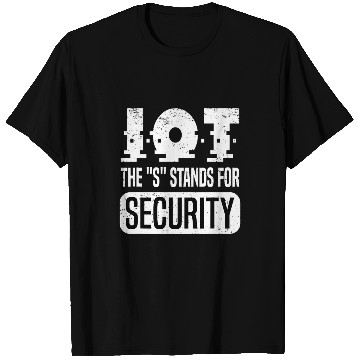 Discover IOT The S Stands For Security Data Scientist SQL Developer 4 T-Shirts