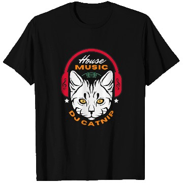 Discover DJ Catnip 2Funny Audio Wave House Music 22 T-Shirts