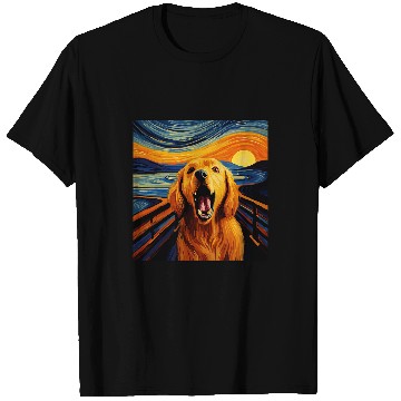 Discover Golden Retriever Pet The Scream For Dog Mom T-Shirts
