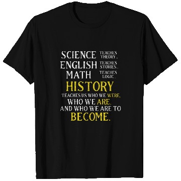 Discover History Lover Gift for Student Professor History Buff T-Shirts