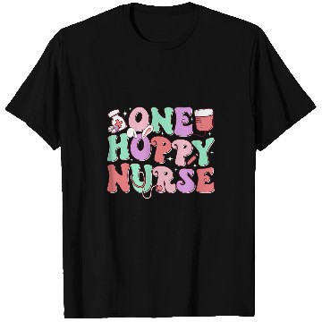 Discover Groovy One Hoppy nurses Bunny Spring Easter Nursing RN NICU 2 T-Shirts