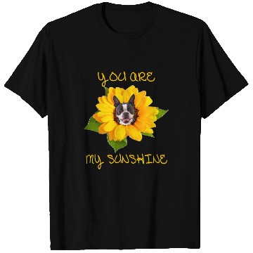 Discover Boston Terrier Pet You Are My Sunshine T-Shirts