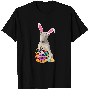 Discover Bull Terrier Pet Easter Egg Funny Bull Terrier Easter T-Shirts