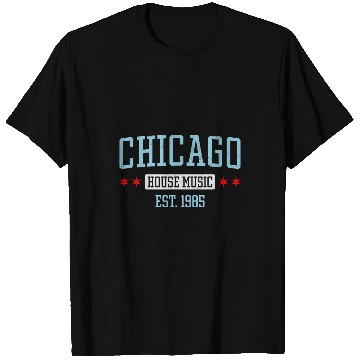 Discover Chicago House Music 2vintages EDM DJ Illinois Rave T-Shirts