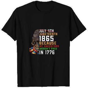Discover Black Queen African Americans Juneteenth 1 T-Shirts