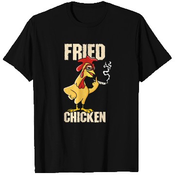 Discover Funny Drummer Fried Chicken Drumstick Nuggets Wings Breadcrumbs T-Shirts