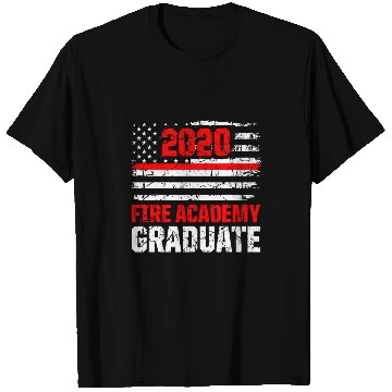Discover Academy Student Fireman Graduation T-Shirts