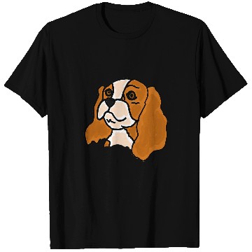Discover Cavalier Pet Smileteespetsa Cute Cavalier King Charles Spaniel Dog Face T-Shirts