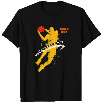 Discover Funny Basketball Game Day Basketball Exploded T-Shirts