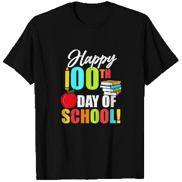 Discover Kids Happy 100th Day Of School PreK Elementary Teacher Student T-Shirts