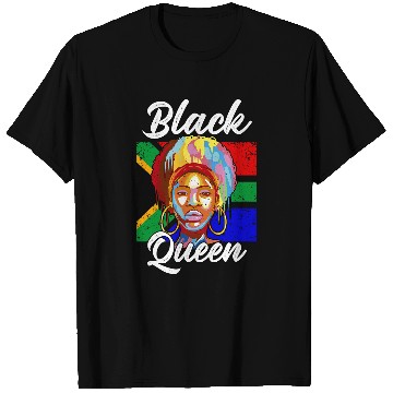 Discover Black Queen Africa Black History Month T-Shirts