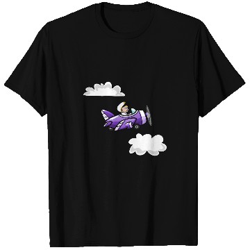 Discover Funny Violin Violet the Baby Pilot T-Shirts