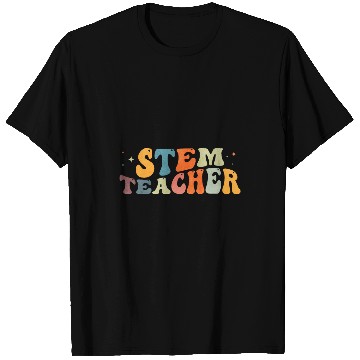 Discover Groovy Stem Teacher Science Technology Engineering Math T-Shirts