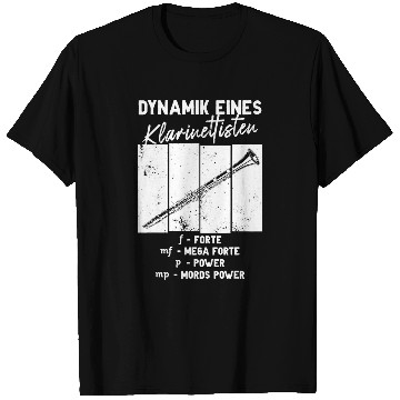 Discover Funny Clarinet Dynamic Clarinet Brass Orchestra T-Shirts