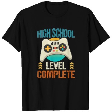 Discover High School Level Complete Gaming Senior Graduate Gamer 1 T-Shirts