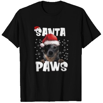 Discover Heeler Pet Funny Blue Heeler Christmas Lights Tree Dog Lover Xmas T-Shirts