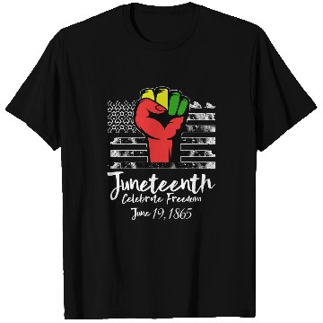 Discover Civil Rights Black Power Fist Juneteenth T-Shirts