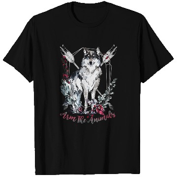 Discover Coyote Mammal Arm Animal Funny wolfs Archery T-Shirts