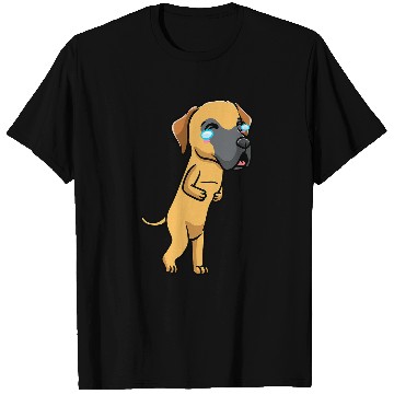 Discover Great Dane Pet Dog German Mastiff Laughing Emoticon T-Shirts