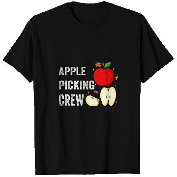 Discover Funny Apple Picking Crew Apple Harvest Outfit Fall Autumn T-Shirts