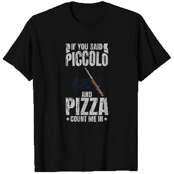 Discover Funny Flute Piccolo Instrument Music Flute Player Beginner Lesson 23 2 T-Shirts