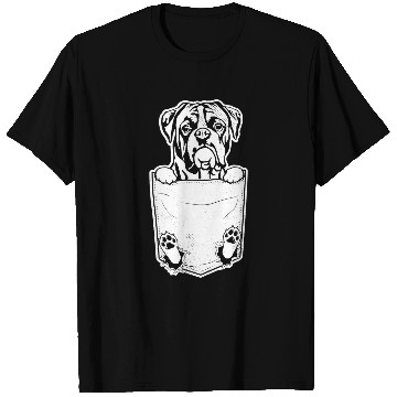 Discover Boxer Pet RIPPED IN POCKET T-Shirts