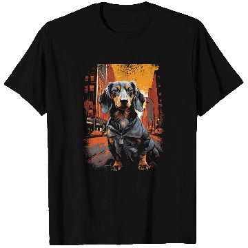 Discover Dachshund Pet in Manhattan T-Shirts