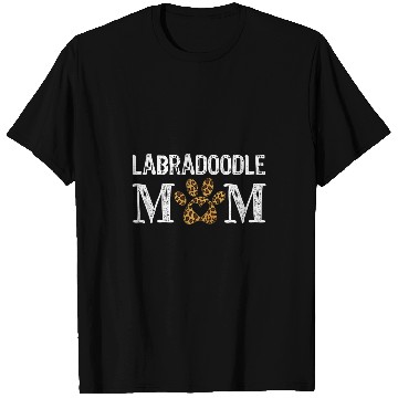 Discover Labradoodle Pet Mom Mama Labradoodle Lover Leopard Doodle Mom T-Shirts