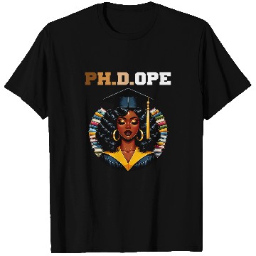 Discover PHDOPE PhD Doctorate Student Graduation Black Queen 2024 T-Shirts