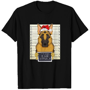 Discover German Shepherd Pet Dear Santa I Can Explain Funny Christmas T-Shirts