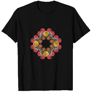 Discover Funny Mandolin Mandala Bluegrass Mindfulness Nature Graphic T-Shirts